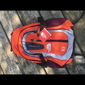 North face hiking bag